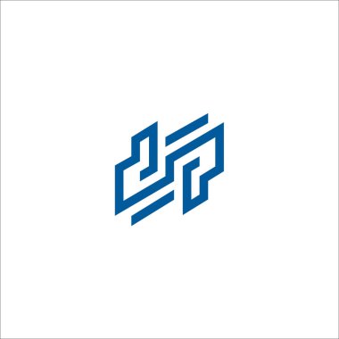 DP Harfleri Logo Tasarım Şablonu