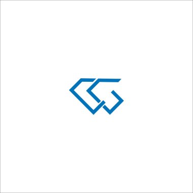 Harf CG logo tasarım şablonu