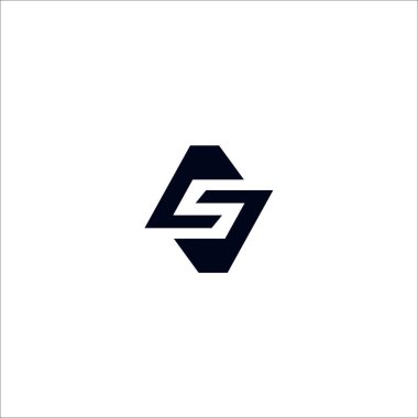 S Modern Logo Tasarım Şablon Elemanı