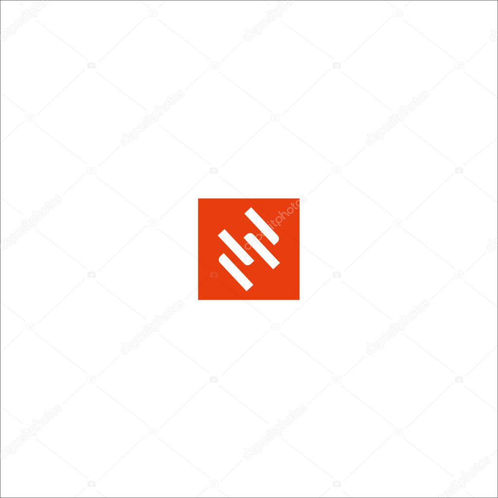 Mw wm Logo Letter design Template