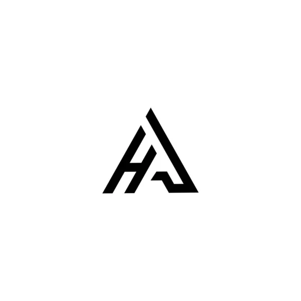 Första Logotyp Design Mall — Stock vektor