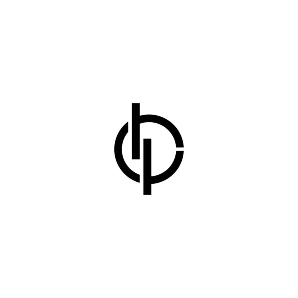 Design Modelo Logotipo Letra — Vetor de Stock