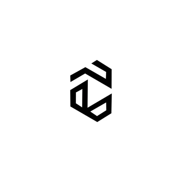 Logo Lettre Initiale Modèle Conception — Image vectorielle