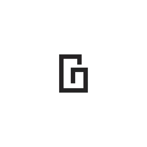 Літера Піктограма Дизайн Логотипу Шаблон — стоковий вектор
