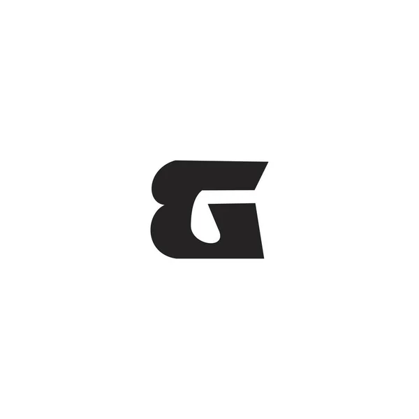 Bokstäver Logotyp Design Mall — Stock vektor