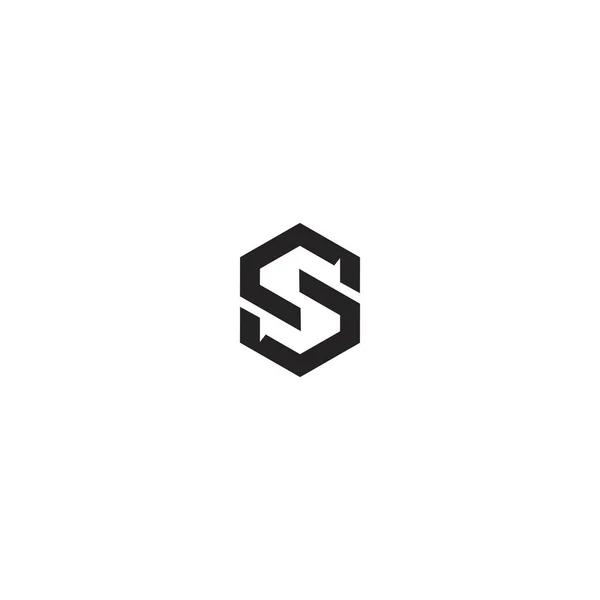 Modèle Lettre Logo Design — Image vectorielle
