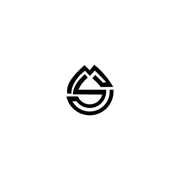 Harf Şablon Logo Tasarımı — Stok Vektör