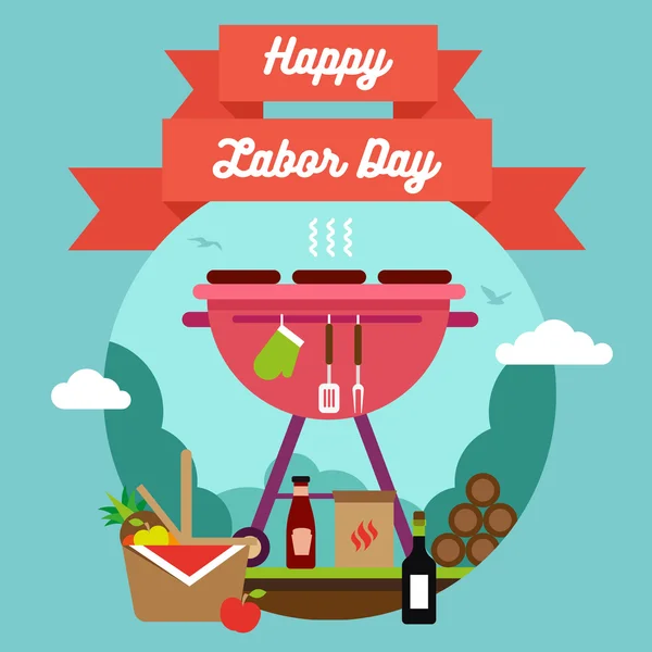 Happy Labor Day. Grill and  Barbecue