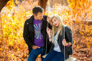 tatlı genç bir çift