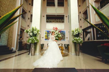 Gelin buketi lüks iç ile