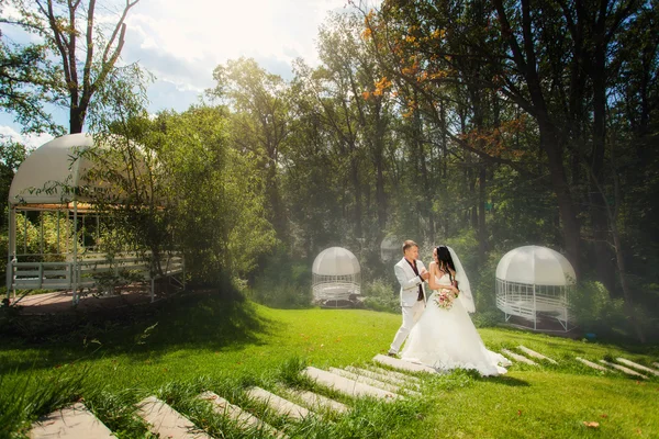 Casamento casal de noivo e noiva — Fotografia de Stock