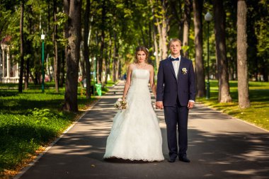 Park avenue boyunca yürüme Çift