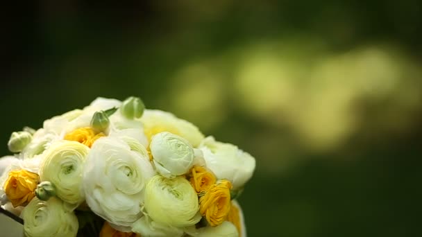 Buquê de flores — Vídeo de Stock