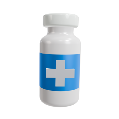 Mavi tıbbi hap ikonu. Tıbbi hap vektörünün karikatürü. Web için web tasarımı