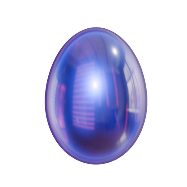 3 boyutlu görüntüleme. mavi arkaplanda yansımalı kristal küre