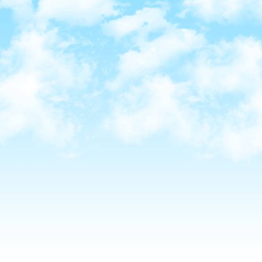 sky with clouds. vector background.