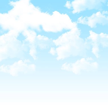 Mavi Gökyüzü ve Bulut Arkaplanı