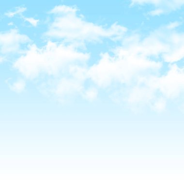 mavi gökyüzü arkaplanı, vektör illüstrasyonu