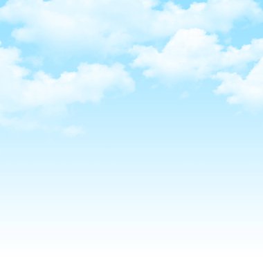 bulutlu mavi gökyüzü soyut arkaplan, küçük bulutlu mavi gökyüzü arkaplan, 3 boyutlu görüntüleme