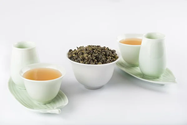 Conjunto de té Yin-yang —  Fotos de Stock