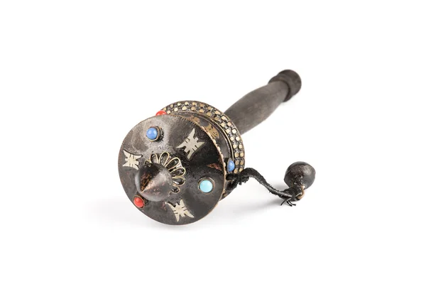 Taşlar ile Tibet dua tekerlek