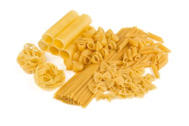 İzole makarna çeşitleri