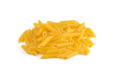 Penne rigate yığın. İzole