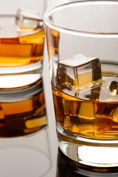 Glas whisky. Makro — Stockfoto