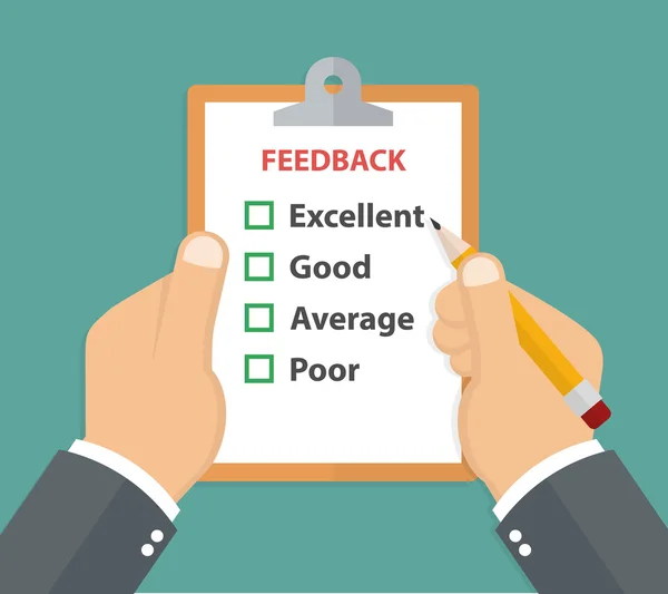 Conceito de feedback — Vetor de Stock