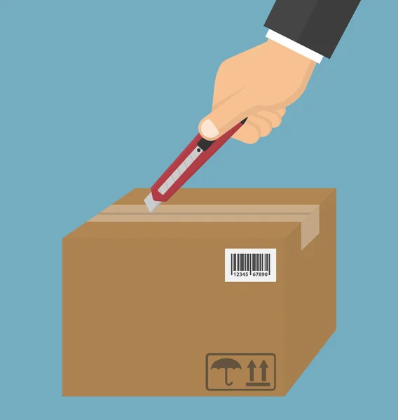 Açılış paket kavramı.