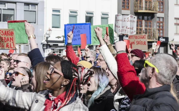 Reykjavik sfter panama sızıntı protesto
