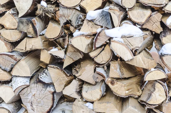 Huş ağacı odun kışın