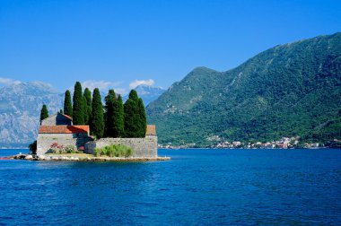 Island of Saint George, Bay of Kotor, UNESCO World Heritage Site, Montenegro, Europe