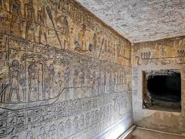 Mezar KV14, Mısır Firavunu Tausert 'in mezarı ve halefi Setnakhtu, Krallar Vadisi, Luxor, Mısır.