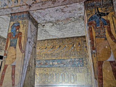 Mezar KV14, Mısır Firavunu Tausert 'in mezarı ve halefi Setnakhtu, Krallar Vadisi, Luxor, Mısır.