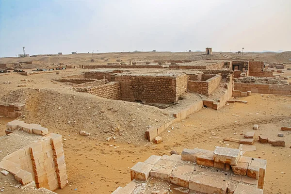 요셉피라 근처의 이집트 의사하라 사막에 세워진 최초의 피라미드 — 스톡 사진