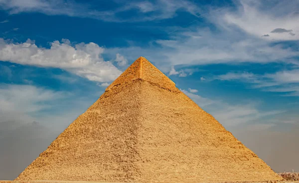 Die Antike Pyramide Von Chefren Gizeh Ägypten — Stockfoto