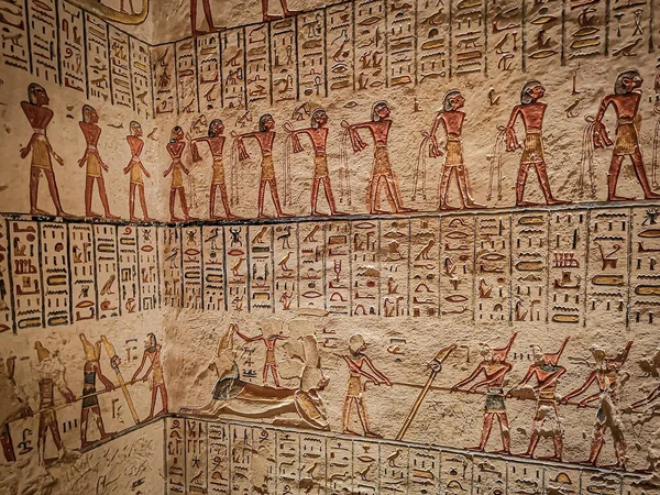 Kv9 Kings Valley Tumba Memnon Tumba Los Faraones Dinastía Ramsés — Foto de Stock