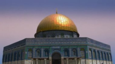 Kudüs 'teki El Aksa Camii Tapınak Dağı' nda.