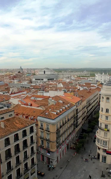 Madrid, İspanya, üstten görünüm