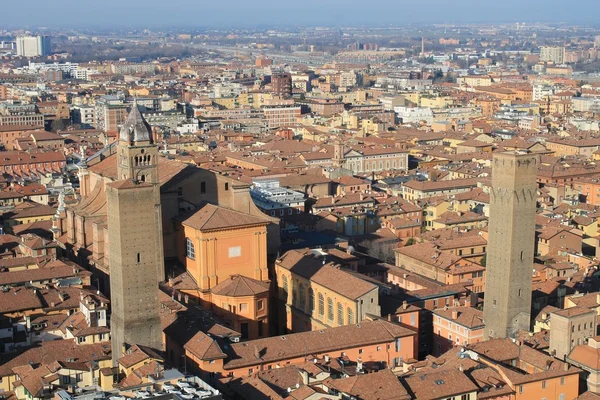 Bologna, Blick auf das Zentrum — Stockfoto