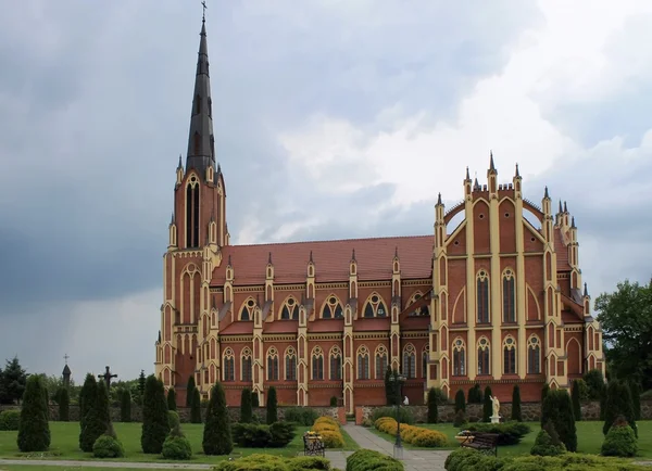 Oude kerk in Gervyaty in Wit-Rusland — Stockfoto