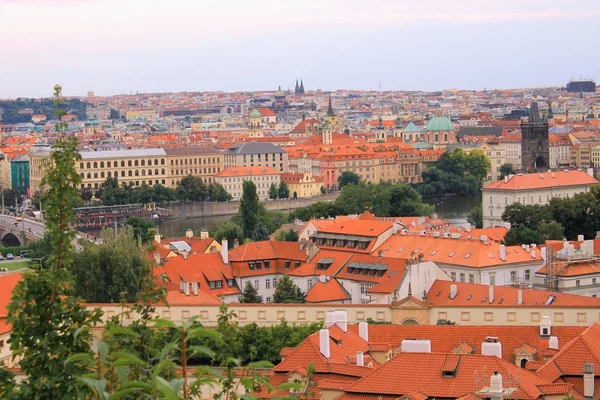 Видом на Прагу — стокове фото