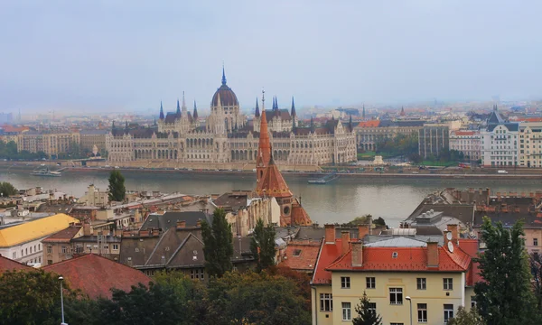 Budapest Panoráma áttekintése — Stock Fotó