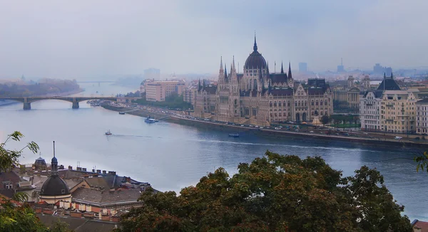 Nézd a Parlament Budapesten — Stock Fotó