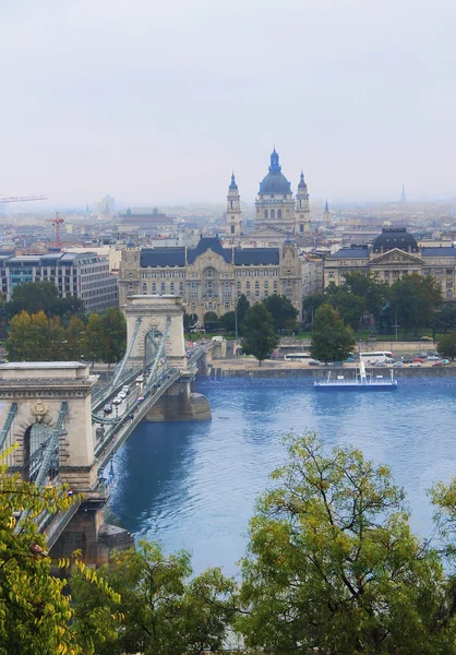 City Skyline Panorama Budapest — Stockfoto