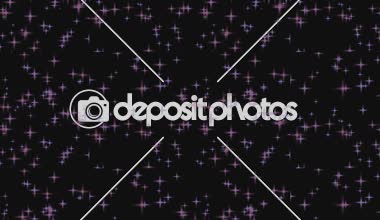 Menekşe tonları, parlak ışıklar, yıldızlar, parçacıklar hareket arka plan.