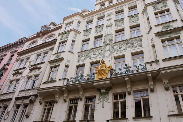 美丽的布拉格的建筑 免版税图库照片
