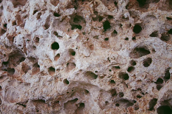 Textura estranhamente em forma de pedra — Fotografia de Stock