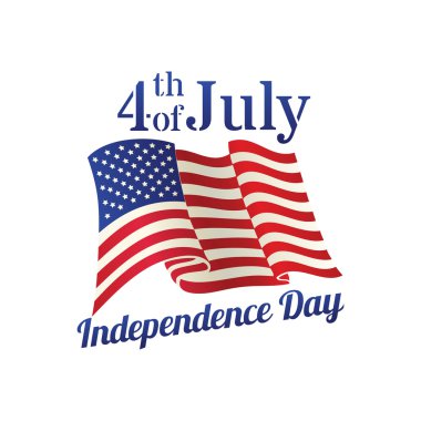 Vintage tarzı Amerikan Bağımsızlık günü tasarım